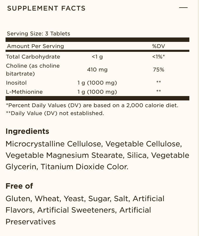 Solgar Lipotropic Factors 100 Tablet