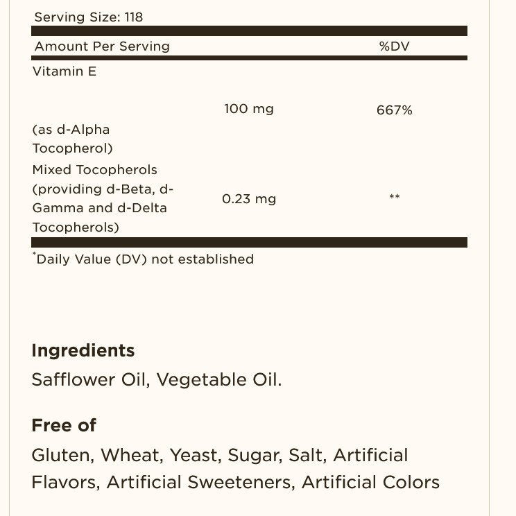 Solgar Liquid Vitamin E 2 oz Liquid