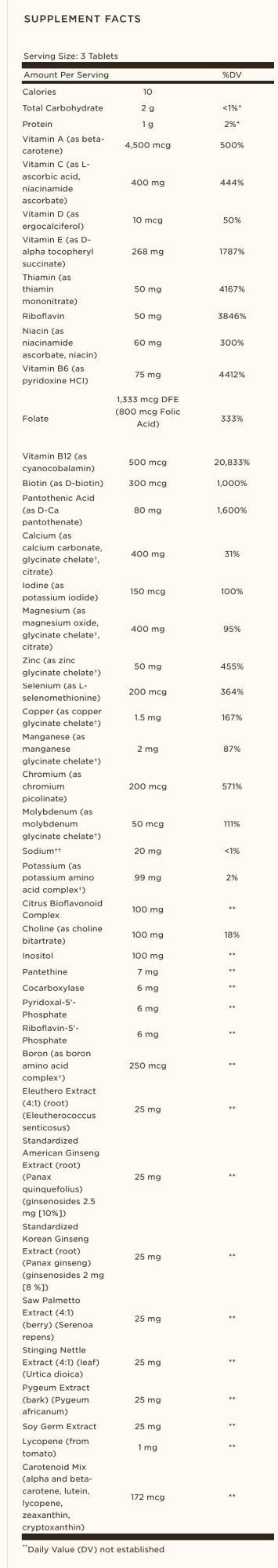 Solgar Male Multiple 180 Tablet