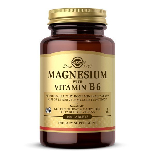 Solgar Magnesium with Vitamin B6 100 Tablet