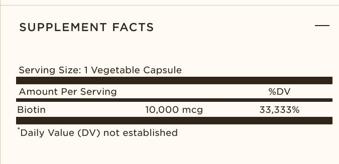 Solgar Biotin 10,000 mcg 120 VegCap