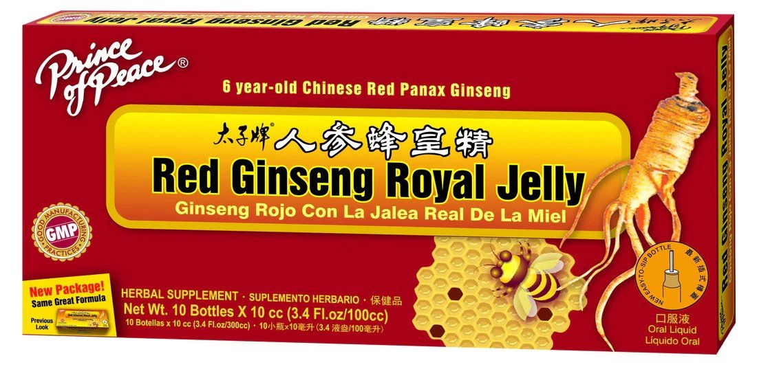 Prince Of Peace Red Ginseng Royal Jelly 10/10cc Vial