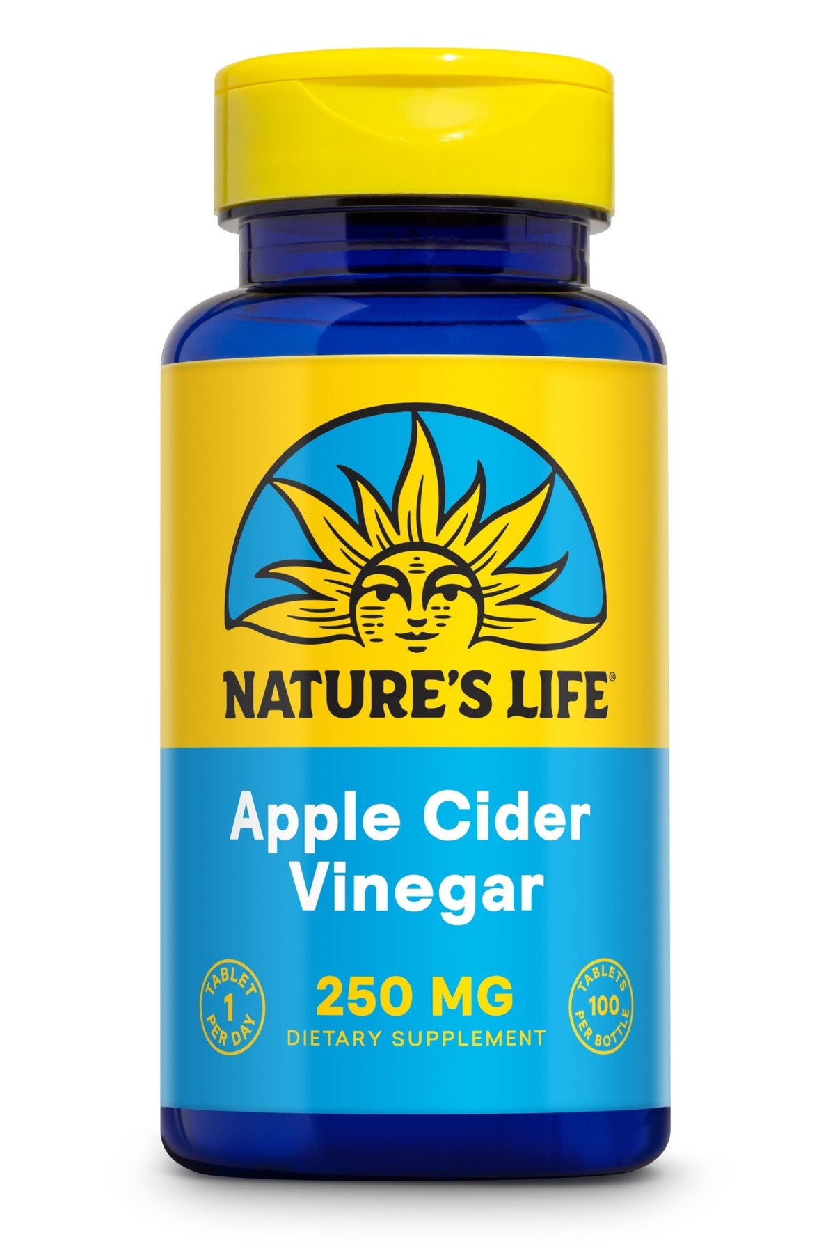 Natures Life Apple Cider Vinegar 250mg - Vegetarian 100 Tablet