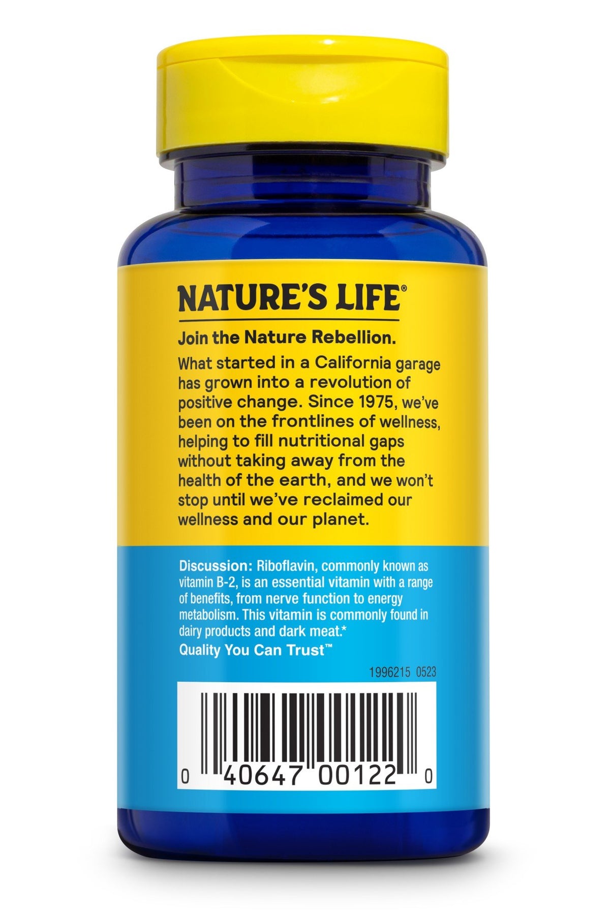 Natures Life Energizing Vitamin B-2 250mg 100 Tablet