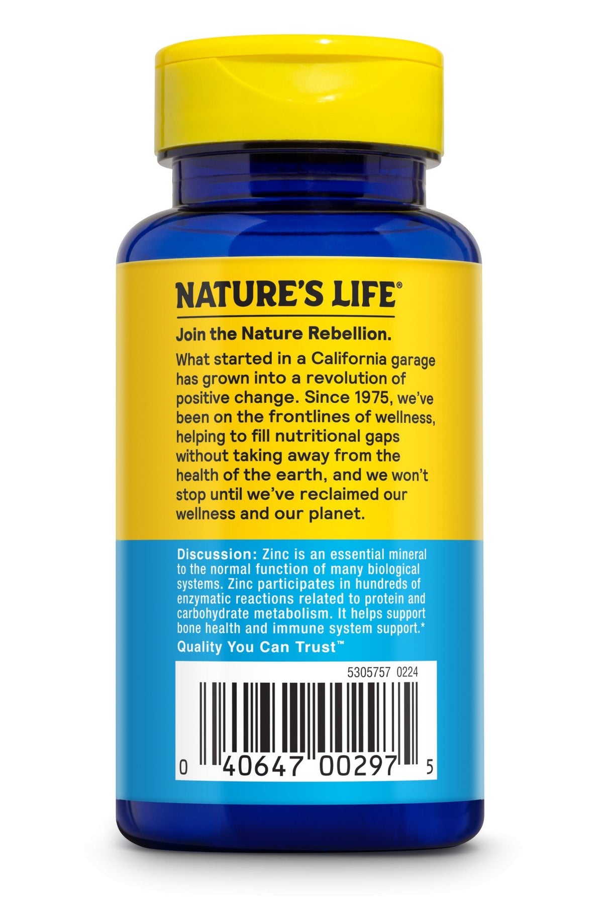 Natures Life Protecting Zinc 50mg - Vegetarian 100 Tablet