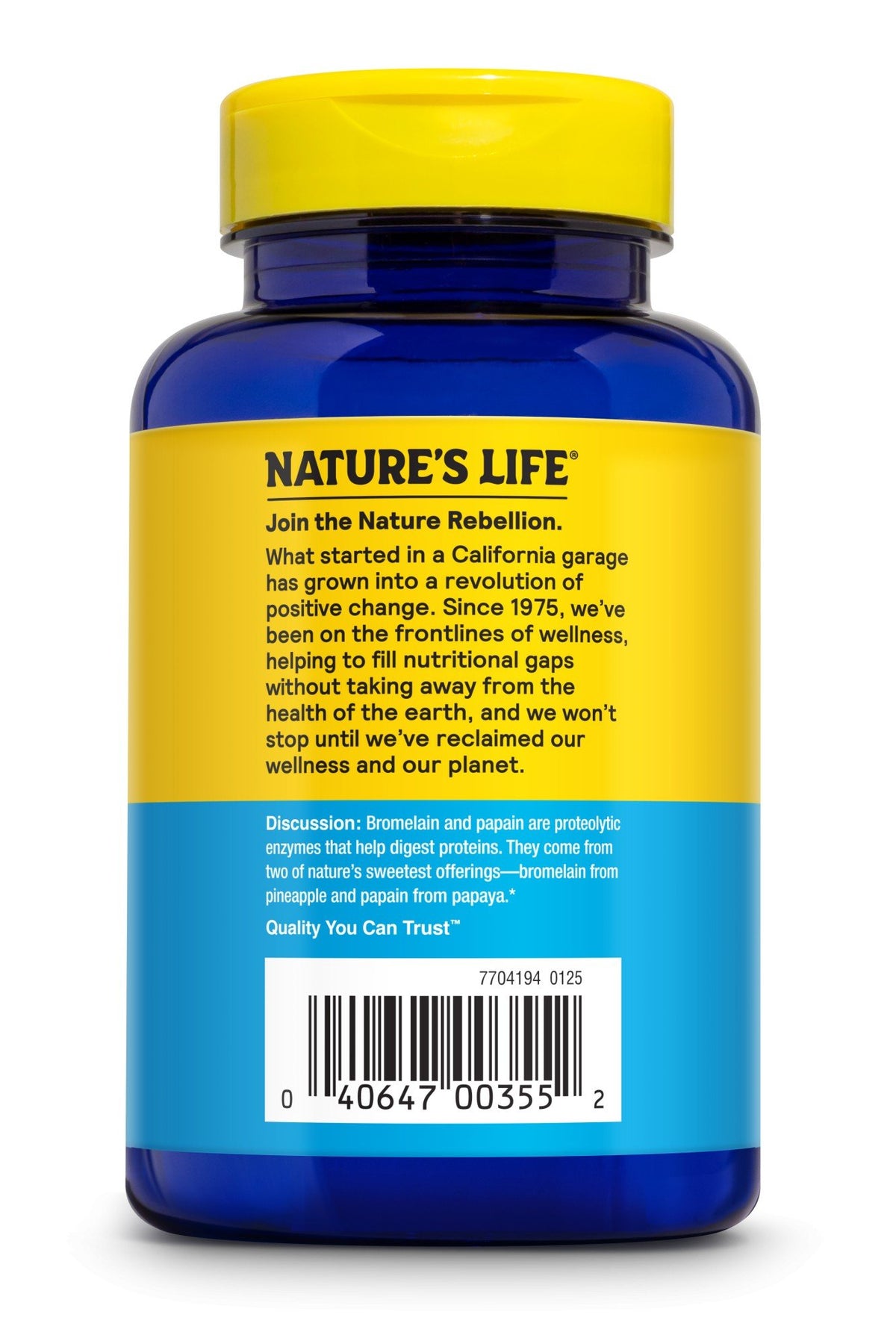 Natures Life Bromelain/Papain - Vegetarian 100 VegCap