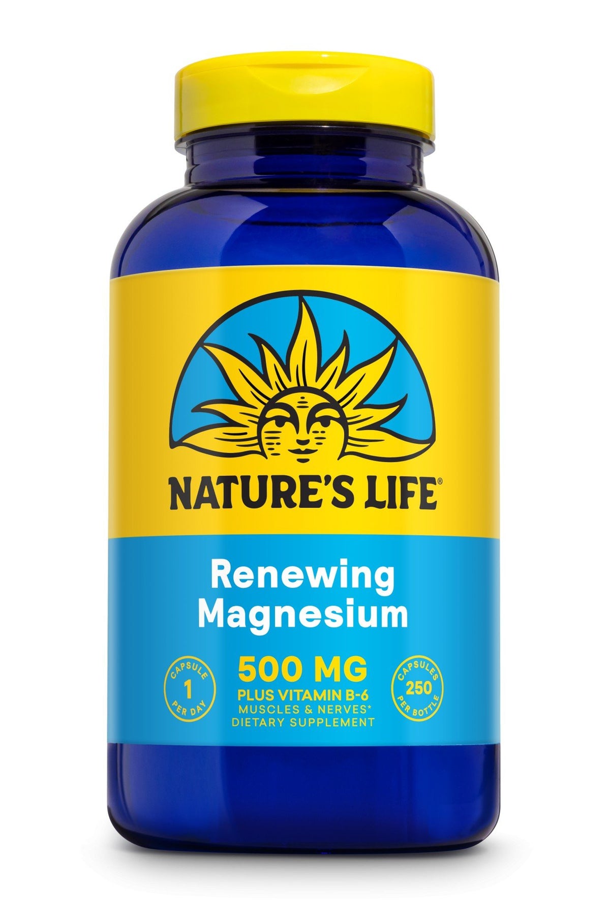 Natures Life Renewing Magnesium 500mg 250 Capsule
