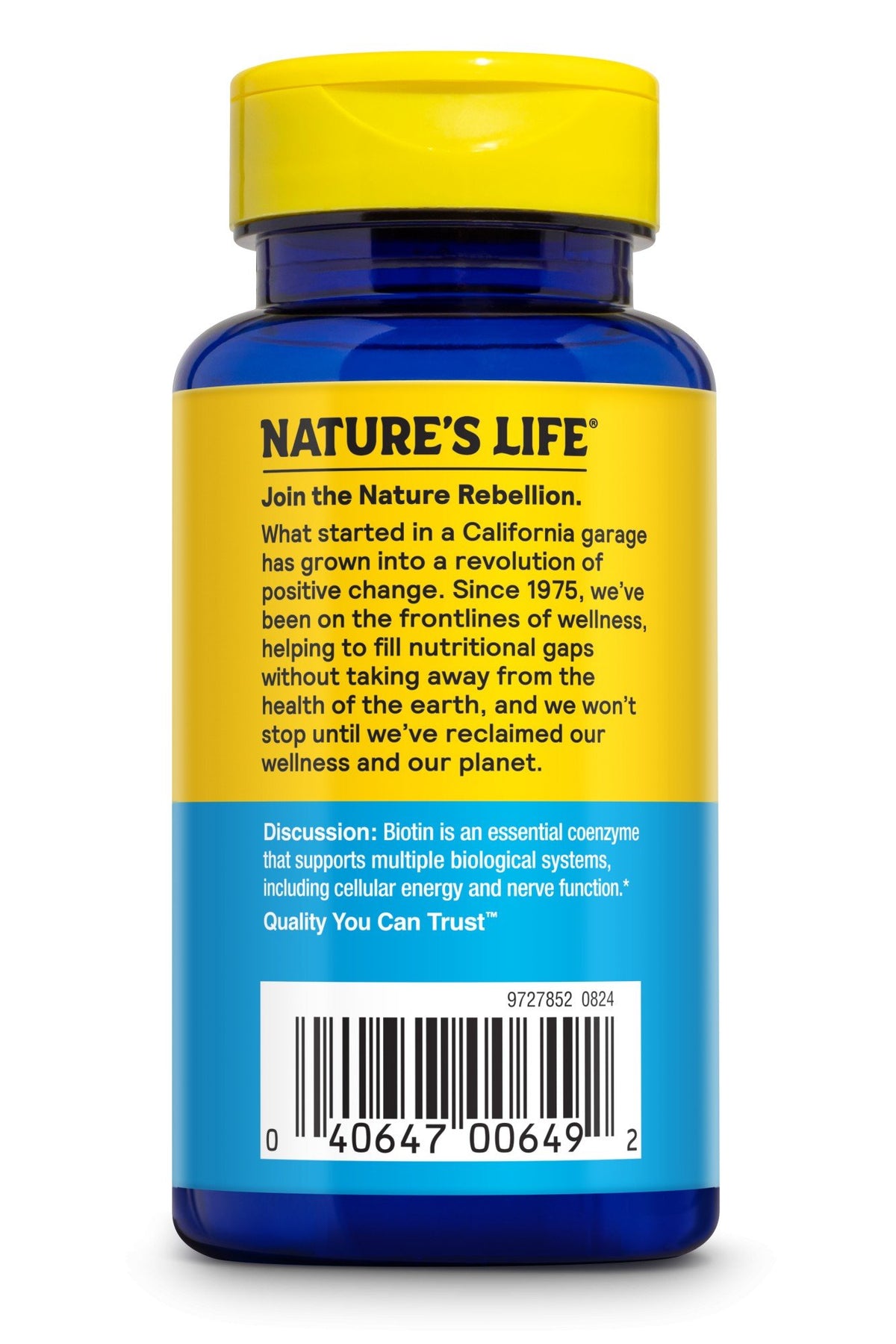 Natures Life Biotin 2500mcg 100 Capsule
