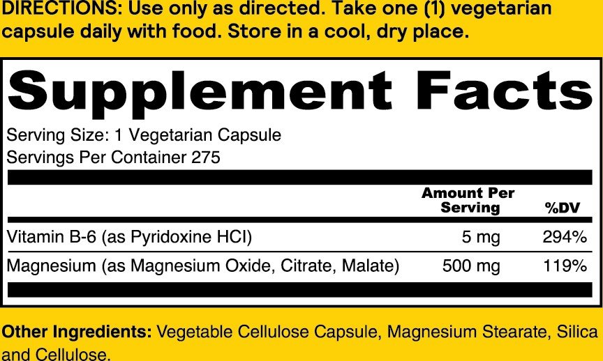 Natures Life Renewing Magnesium 500 mg 275 VegCap