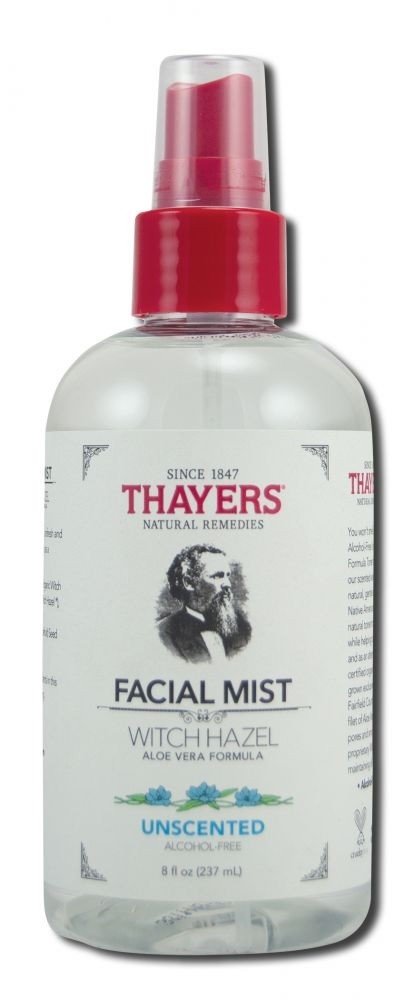 Thayers AF Unscented Witch Hazel Toner w/ Aloe Vera 8 oz Liquid