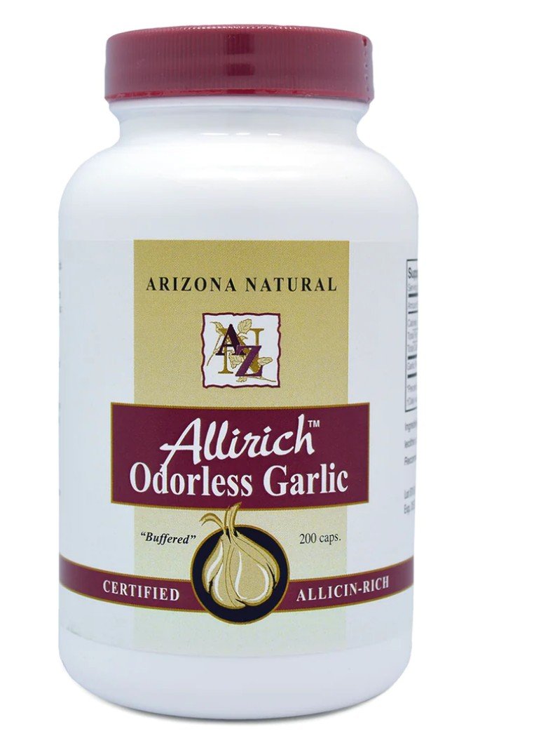 Arizona Natural Products Allirich Garlic 500mg 200 Capsule
