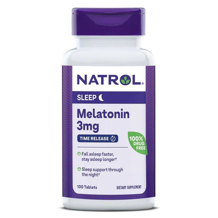 Natrol Melatonin 3mg - Timed Release, Vegetarian 100 Tablet