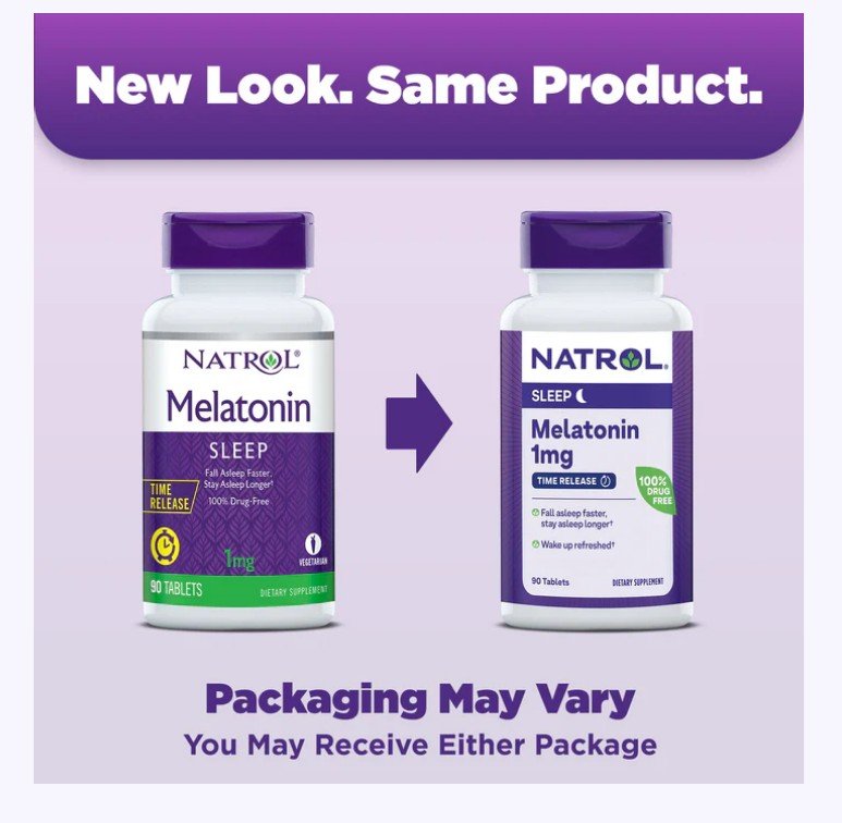 Natrol Melatonin 1mg - Timed Release 90 Tablet