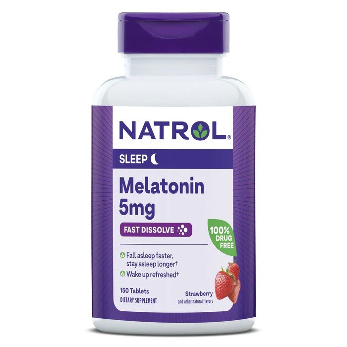 Natrol Melatonin 5mg Fast Dissolve Strawberry 90 Tablet