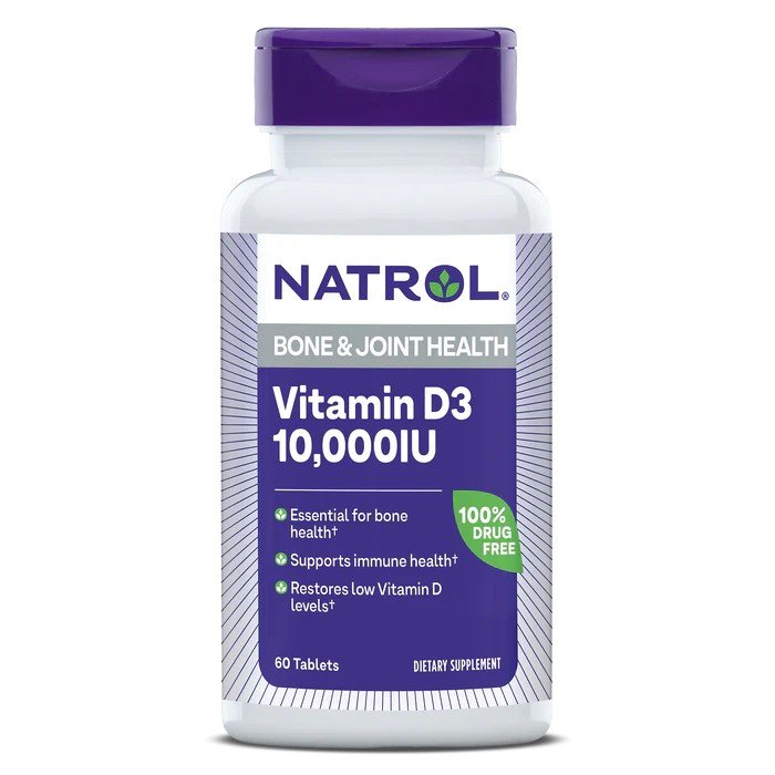 Natrol Vitamin D3 10,000IU 60 Tablet