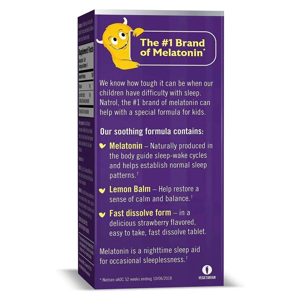 Natrol Kids Melatonin Strawberry 40 Tablet