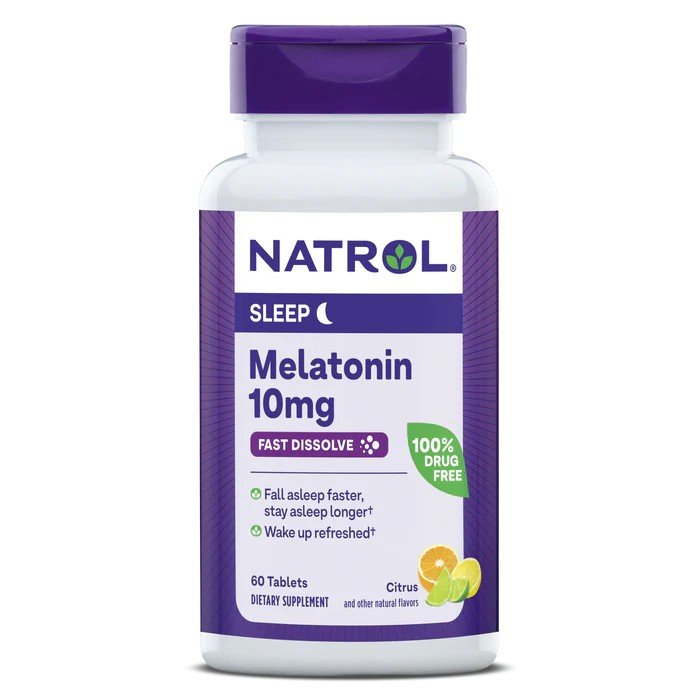 Natrol Melatonin 10 mg Fast Dissolve Citrus 60 Tablet