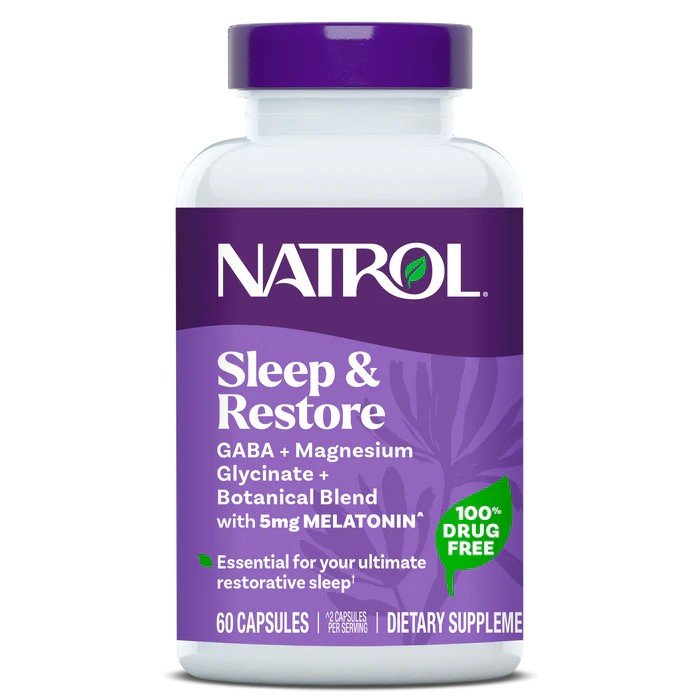 Natrol Natrol Sleep & Restore with Melatonin 60 Capsule