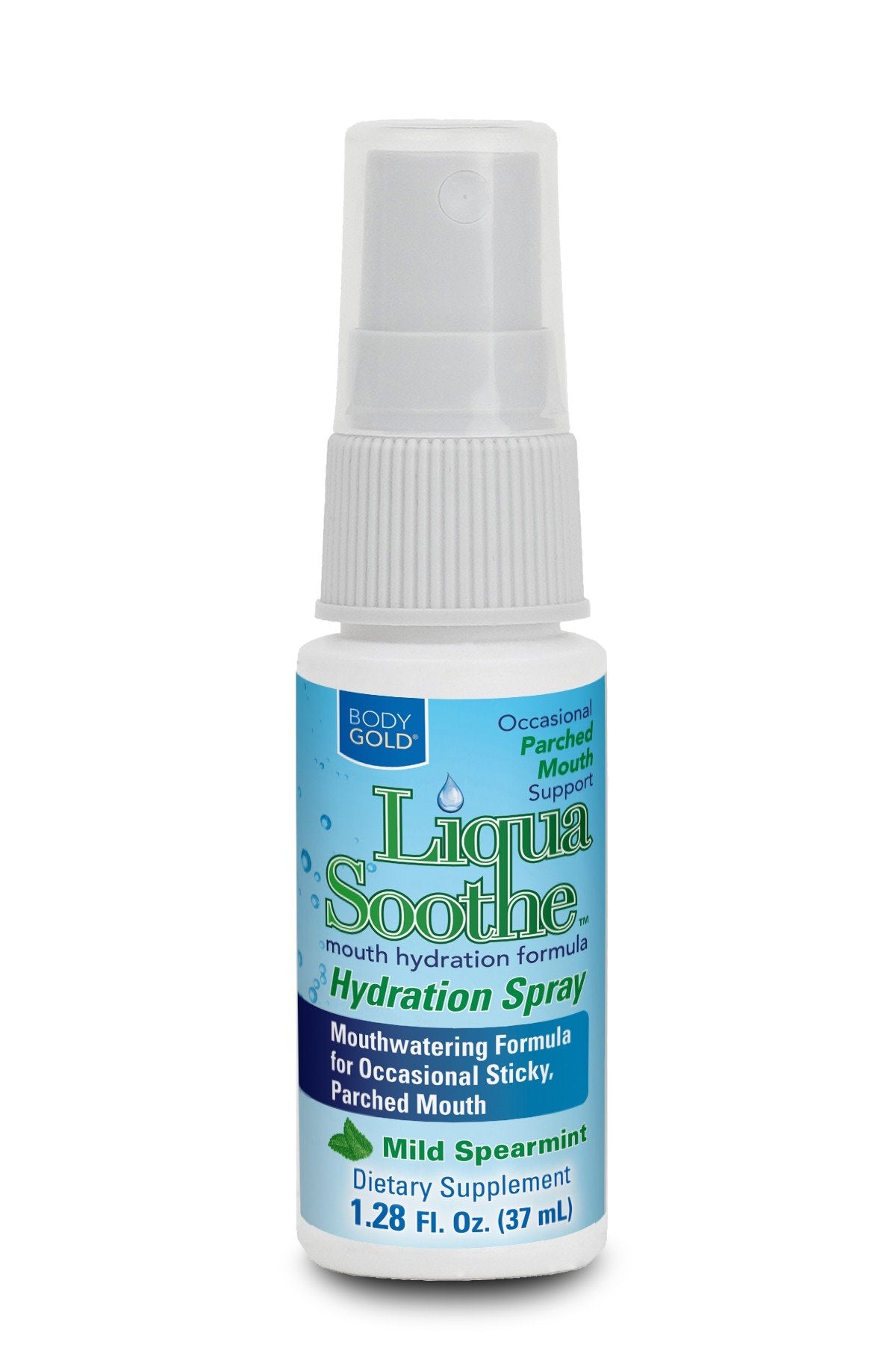 Body Gold Liqua-Soothe Parched Mouth Soothe 1.28 oz Liquid