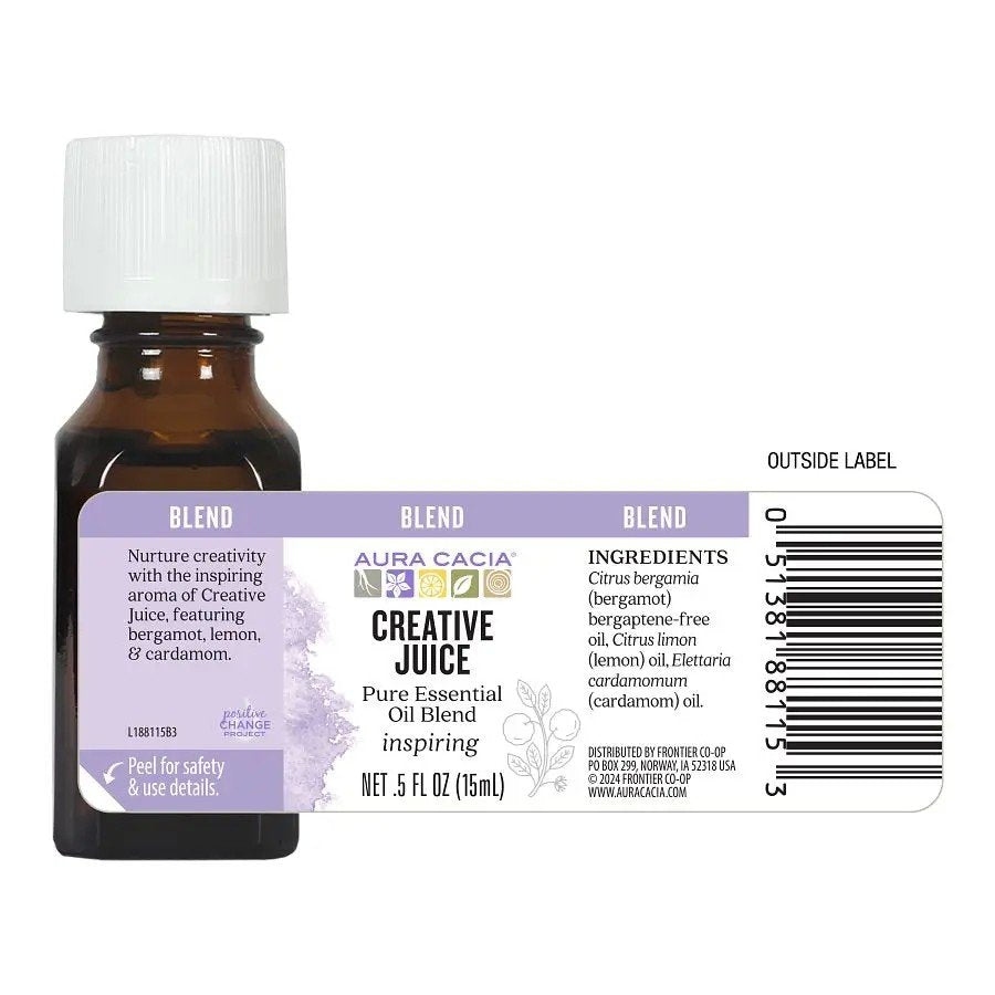 Aura Cacia Essential Solutions Creative Juice 0.5 oz Liquid