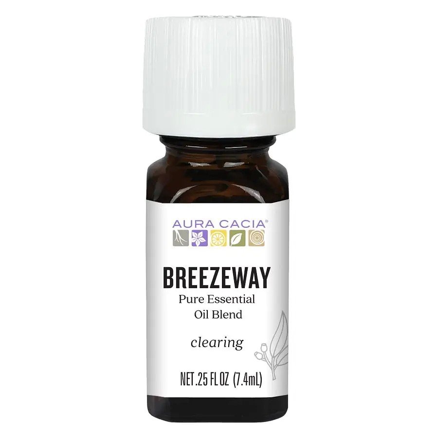 Aura Cacia Breezeway Essential Oil Blend 0.25 fl oz Box