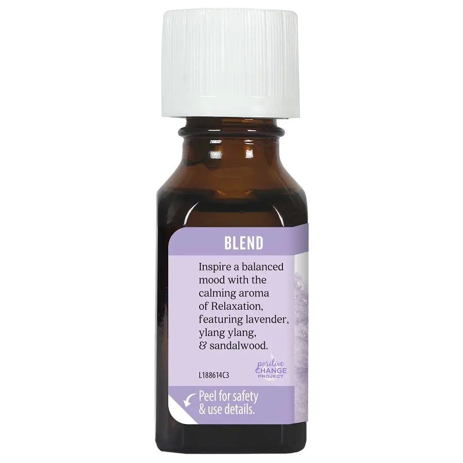 Aura Cacia Relaxing Essential Oil Blend 0.5 oz Oil