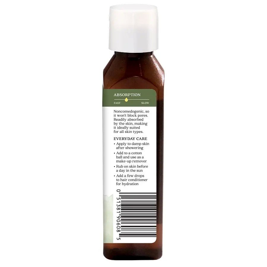 Aura Cacia Organic Jojoba Skin Care Oil 4 oz Oil