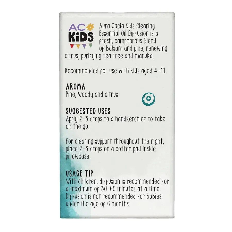 Aura Cacia Kids Essential Oil Blends Clearing 0.25 fl oz Liquid