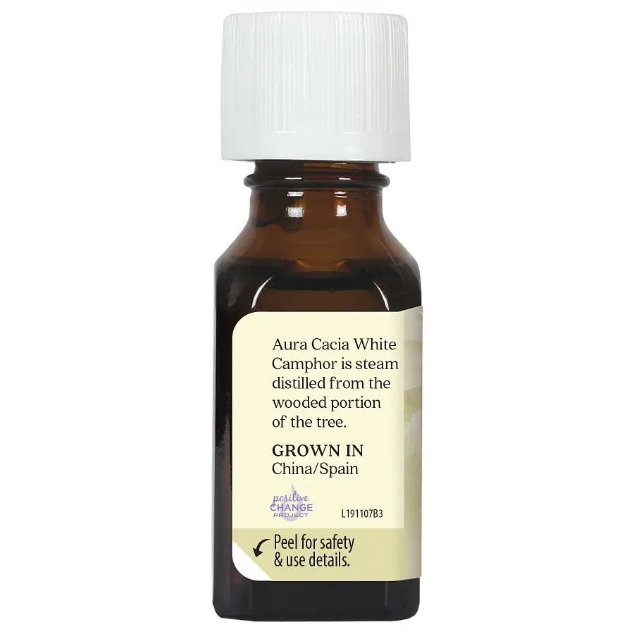 Aura Cacia White Camphor Essential Oil 0.5 oz Oil