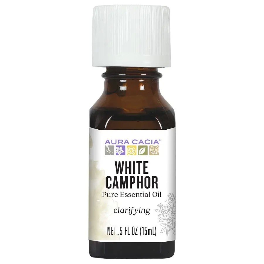 Aura Cacia White Camphor Essential Oil 0.5 oz Oil