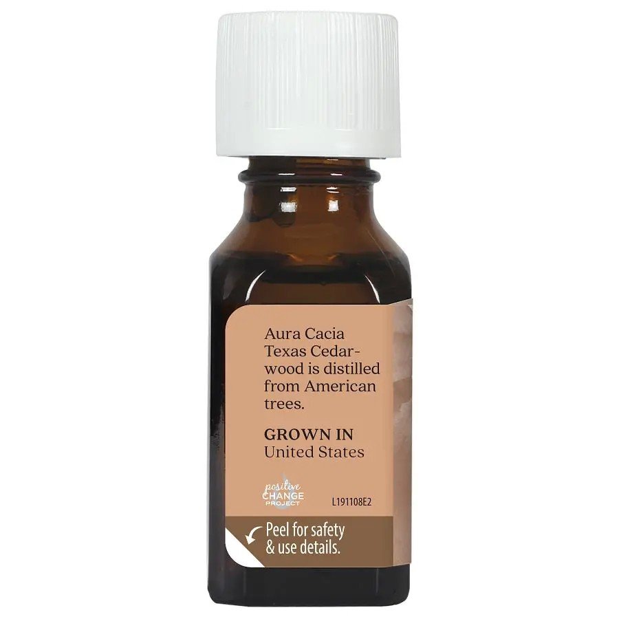 Aura Cacia Texas Cedarwood Essential Oil 0.5 oz Oil