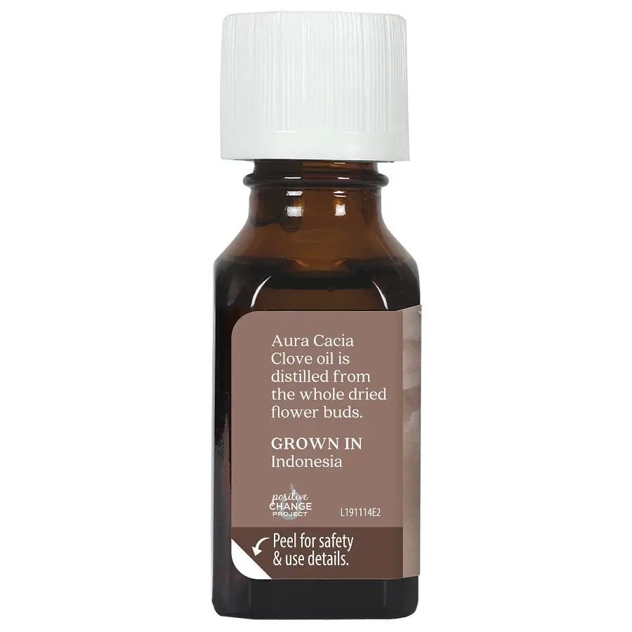 Aura Cacia Clove Bud Essential Oil 0.5 oz Oil