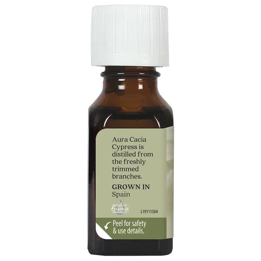 Aura Cacia Cypress Essential Oil 0.5 oz Oil