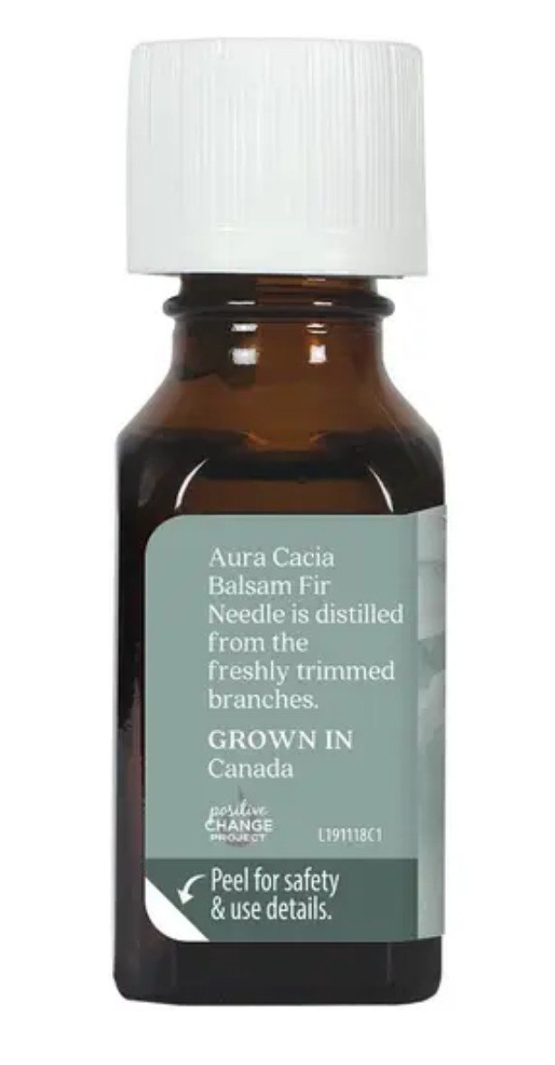 Aura Cacia Balsam Fir Needle Essential Oil 0.5 oz Oil