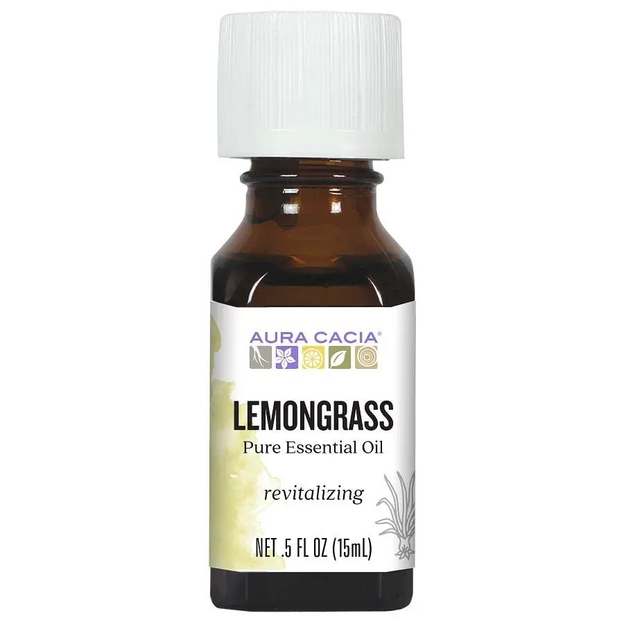 Aura Cacia Essential Oil Lemongrass 0.5 oz EssOil