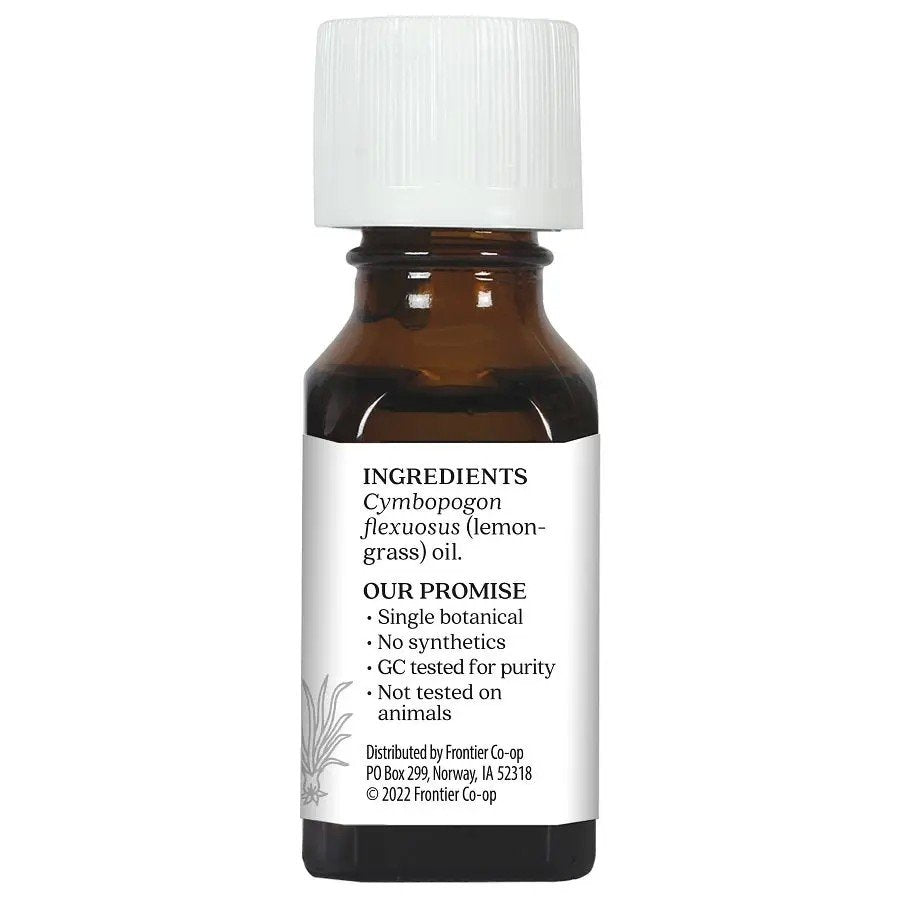 Aura Cacia Essential Oil Lemongrass 0.5 oz EssOil