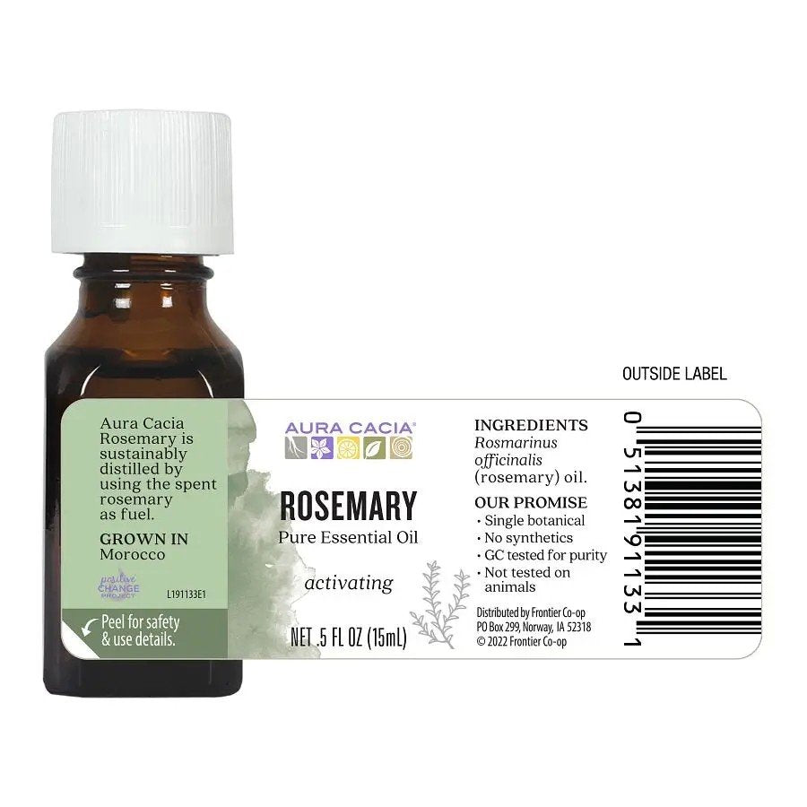 Aura Cacia Rosemary 0.5 oz EssOil