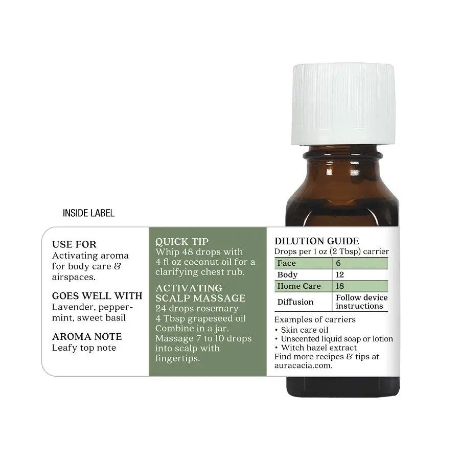 Aura Cacia Rosemary 0.5 oz EssOil