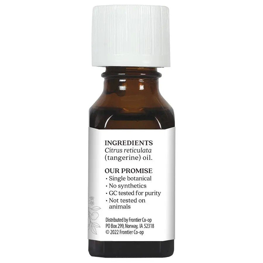 Aura Cacia Tangerine Essential Oil 0.5 oz Oil