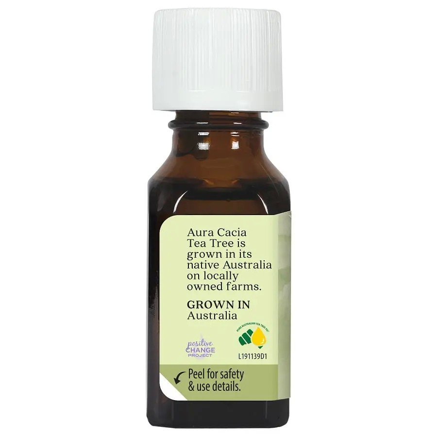 Aura Cacia Tea Tree Essential Oil 0.5 oz Oil