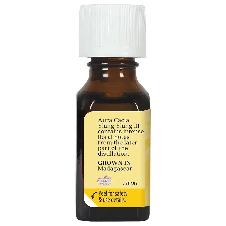 Aura Cacia Ylang Ylang III Essential Oil 0.5 oz Oil