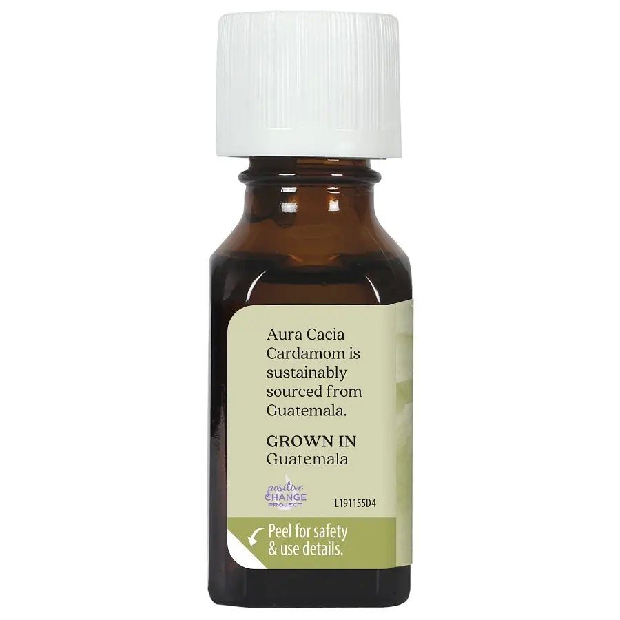 Aura Cacia Essential Oil Cardamom Seed 0.5 oz EssOil