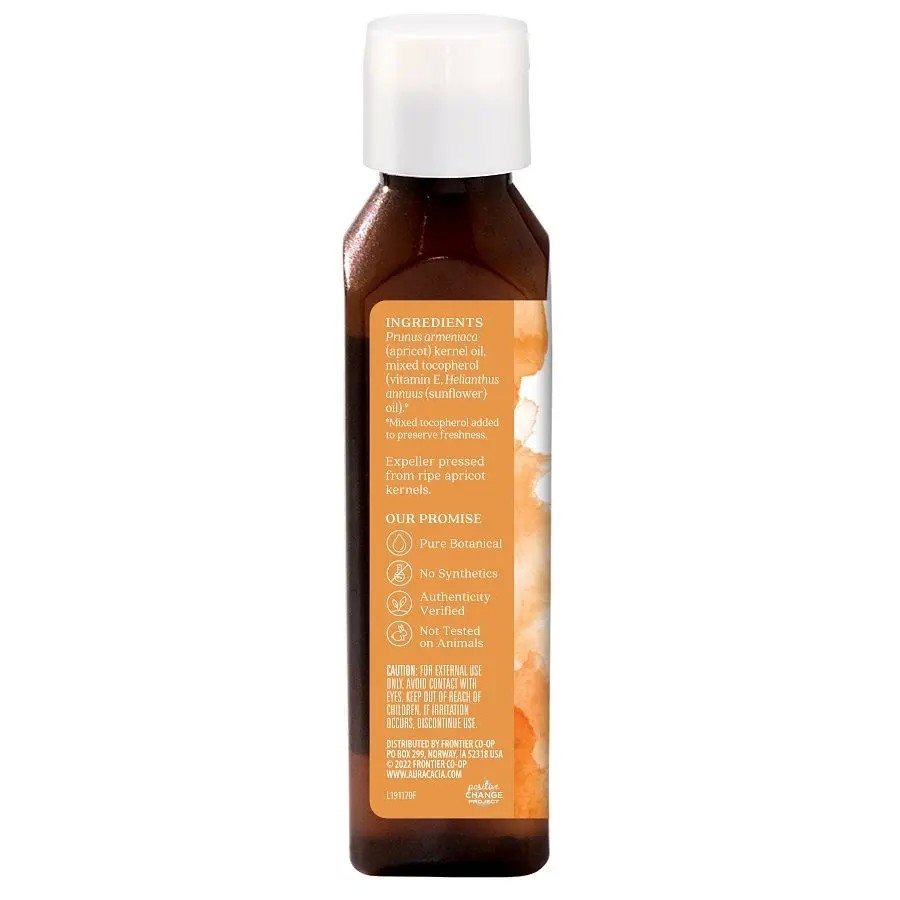 Aura Cacia Pure Skin Care Oil-Apricot Kernel 4 oz Liquid