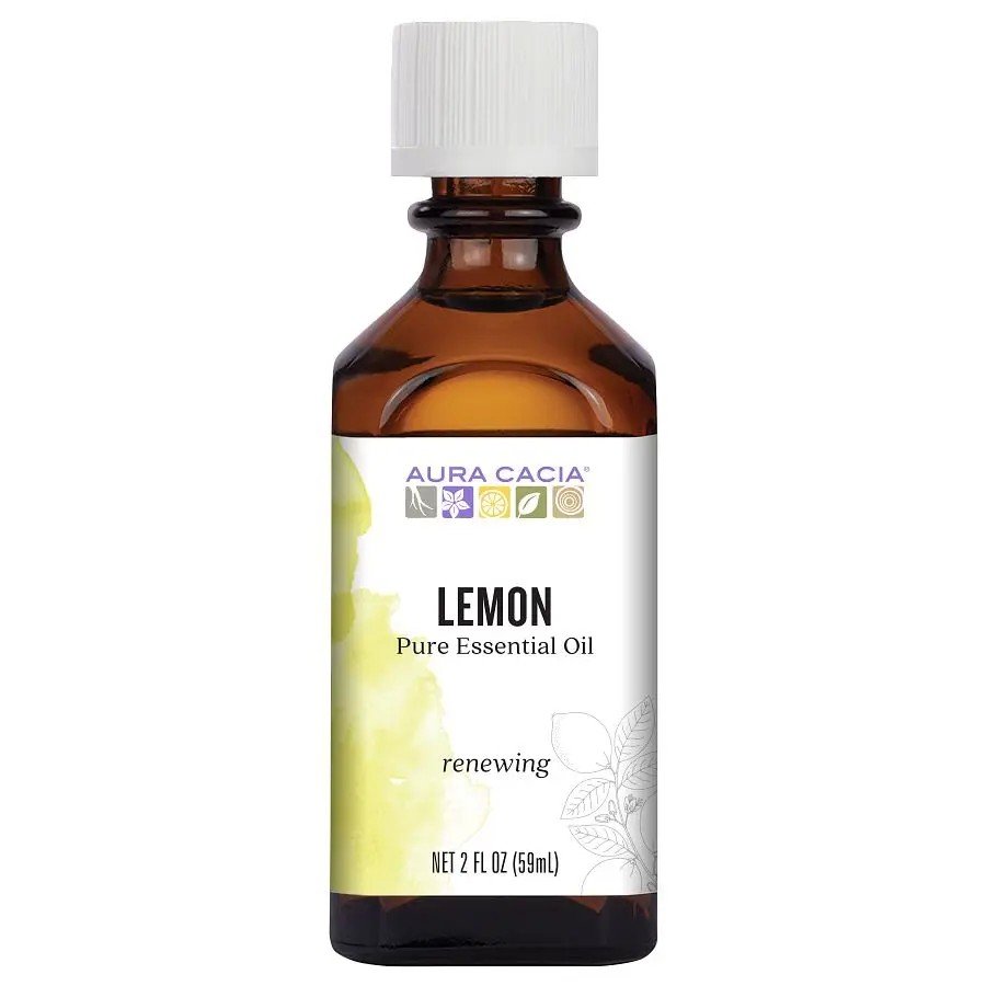 Aura Cacia Lemon Essential Oil 2 fl oz Liquid