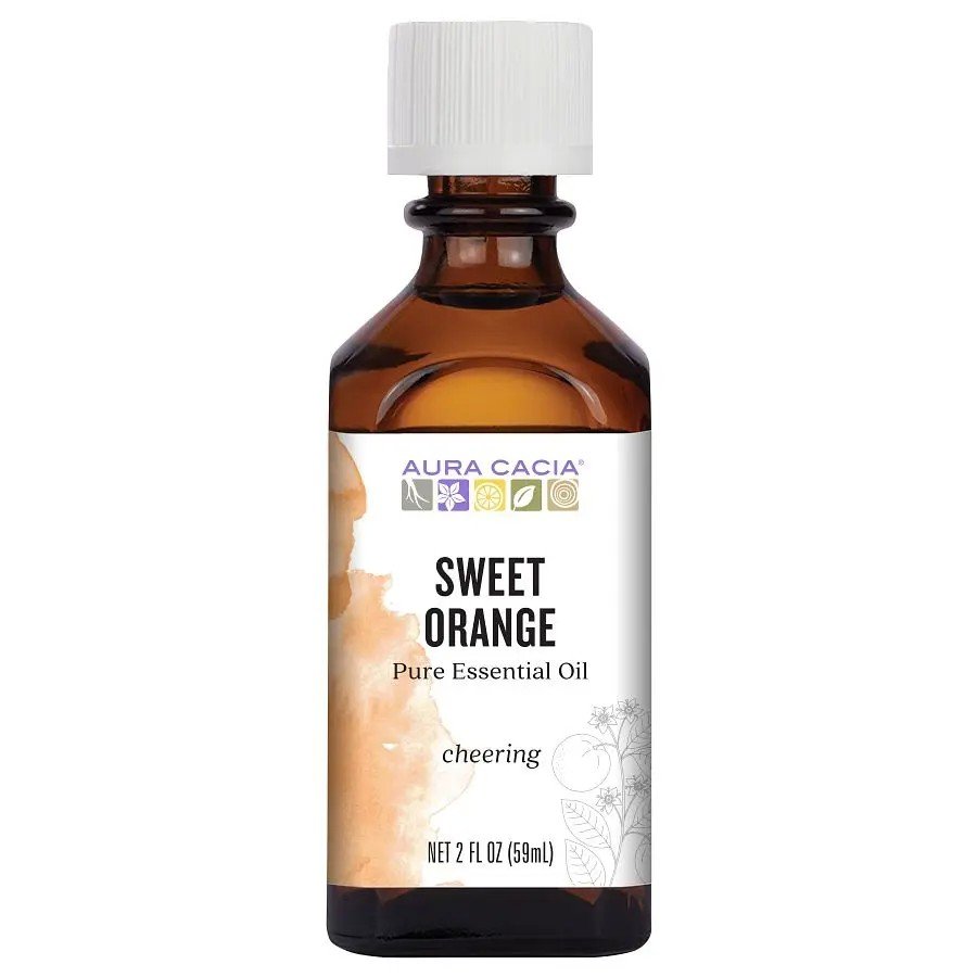 Aura Cacia Sweet Orange Essential Oil 2 fl oz Liquid