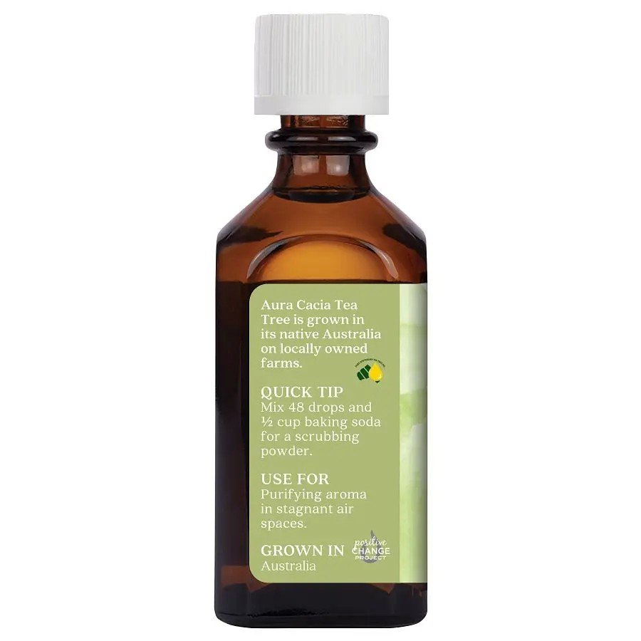 Aura Cacia Tea Tree Essential Oil 2 oz Oil