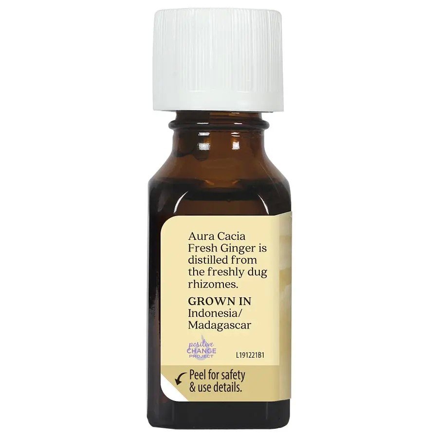 Aura Cacia Fresh Ginger Essential Oil 0.5 fl oz Oil