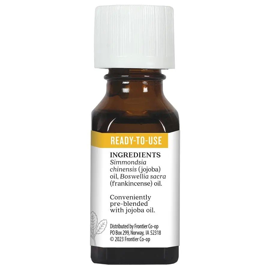 Aura Cacia Precious Essentials Oil Frankincense w Jojoba 0.5 oz Oil