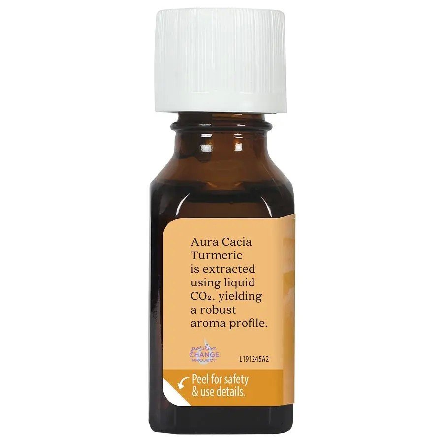 Aura Cacia Turmeric Extract Essential Oil 0.5 fl oz Oil