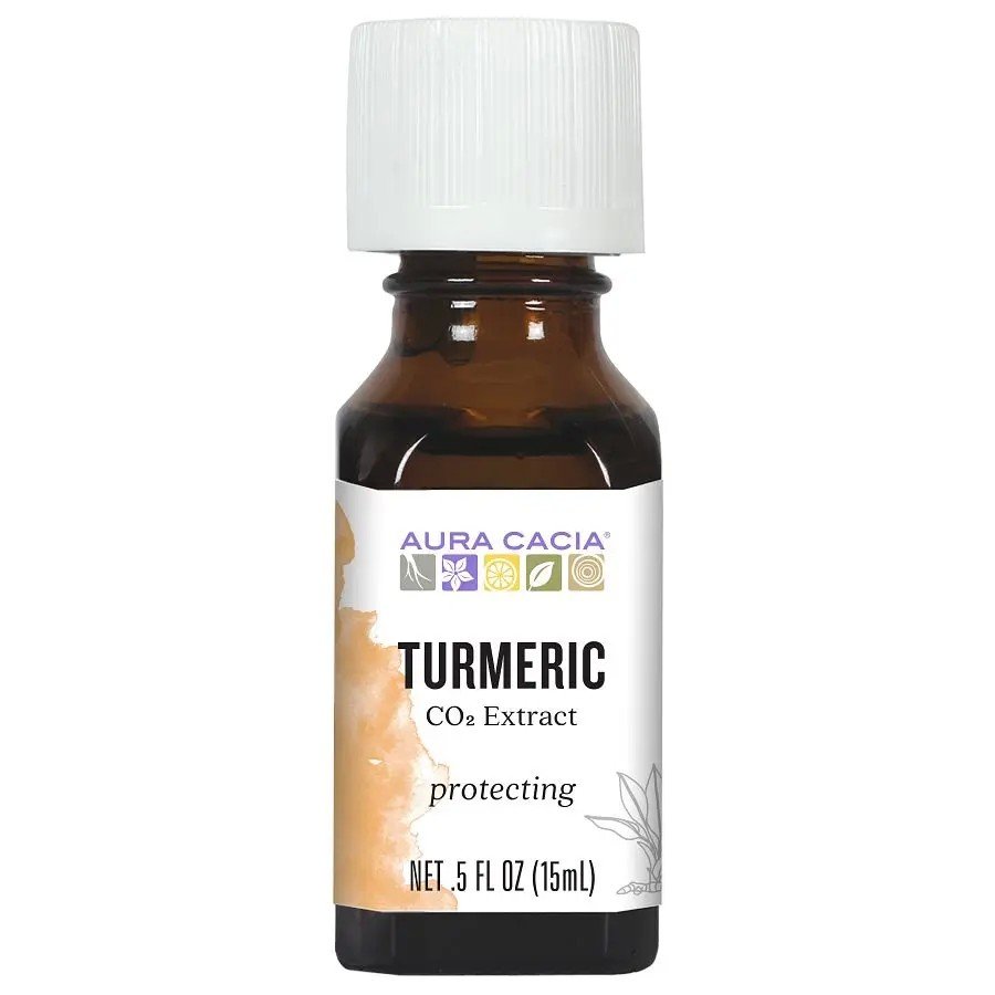 Aura Cacia Turmeric Extract Essential Oil 0.5 fl oz Oil